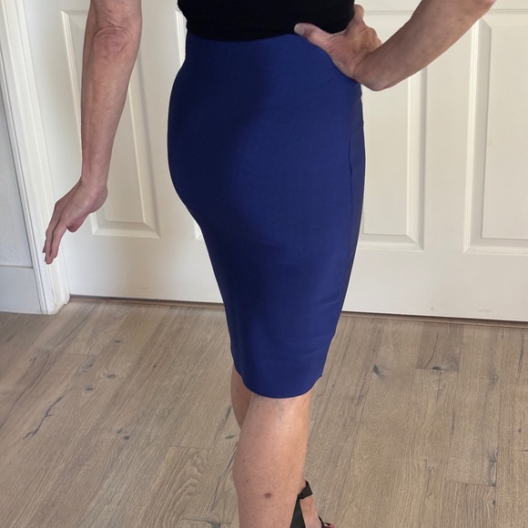 WOW couture Bodycon Bandage Pencil Skirt - Blue Size S - Picture 3 of 8